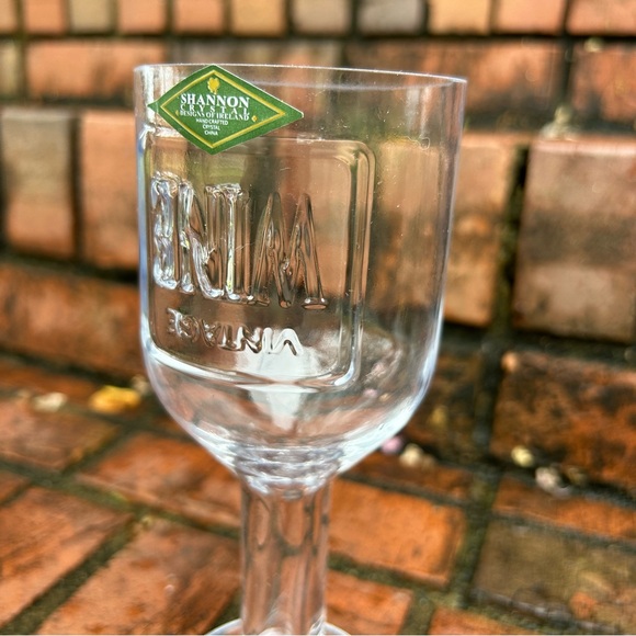 SHANNON CRYSTAL by GODINGER Crystal Vintage Wine Goblet - Picture 6 of 7